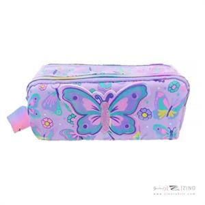 جامدادی دوزیپ وست دسته دار پروانه کد2094-7